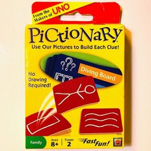 Mattel Pictionary Family Card Game From the Makers of UNO Fast Fun